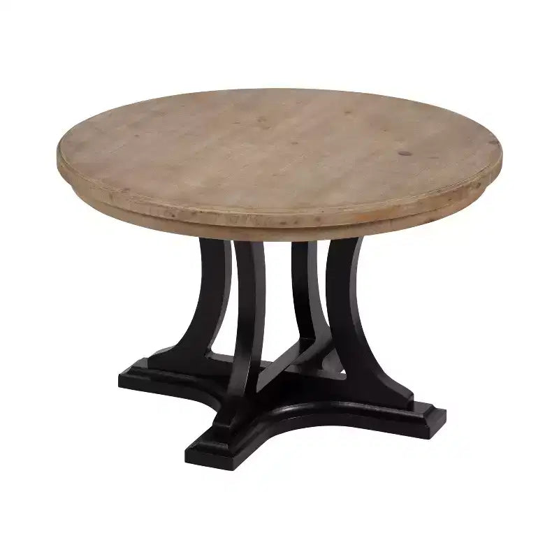 Kate and Laurel Linsley Wood Coffee Table, 28x28x18, Rustic Brown