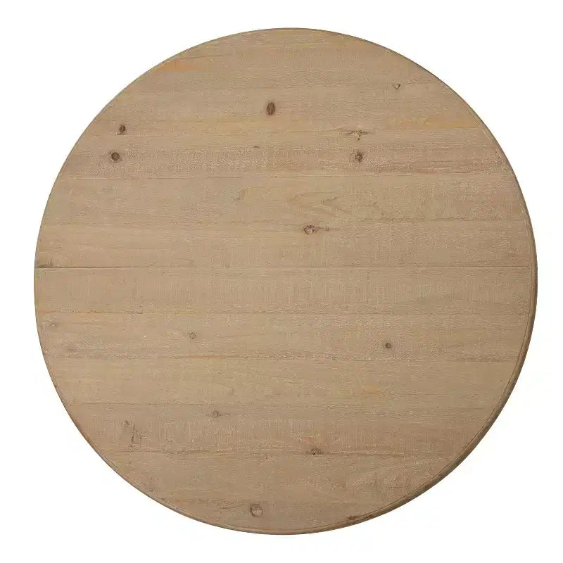 Table basse en bois marron rustique