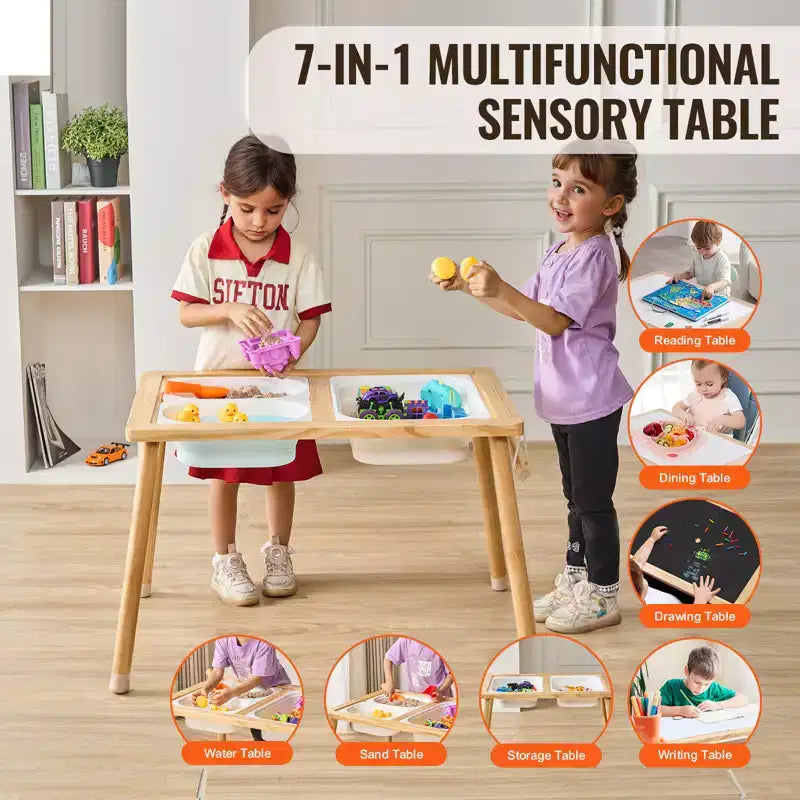 Table sensorielle pour tout-petits, table d'activités pour enfants