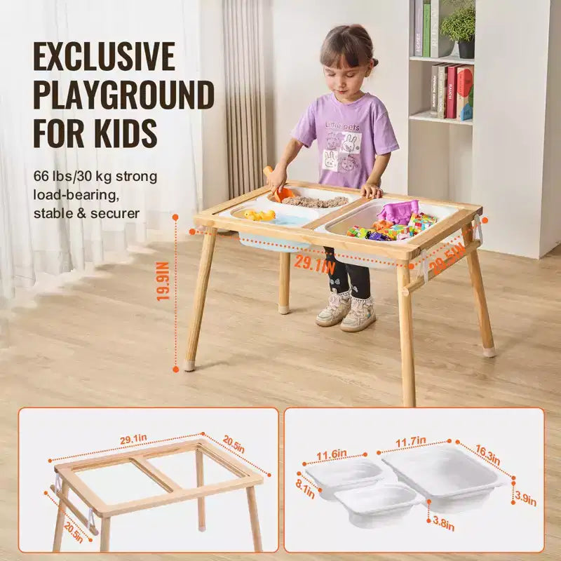 Table sensorielle pour tout-petits, table d'activités pour enfants
