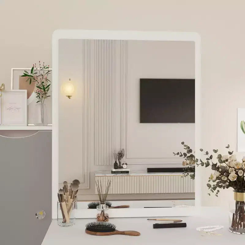 Coiffeuse avec tabouret et miroir