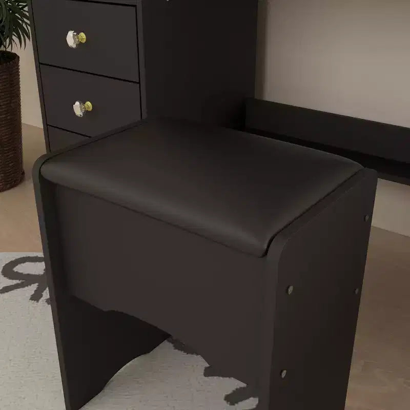 Coiffeuse avec tabouret et miroir