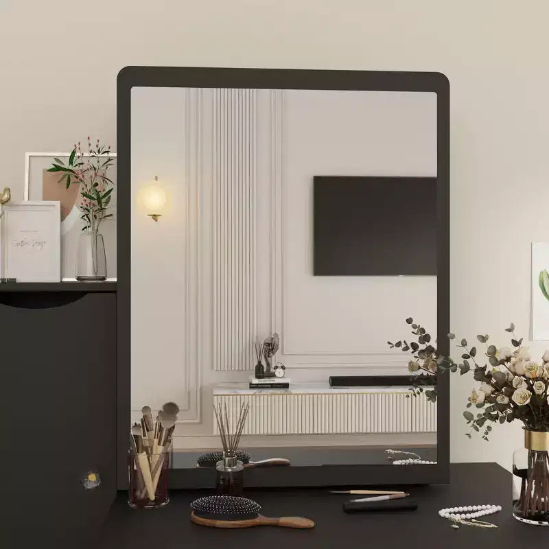 Coiffeuse avec tabouret et miroir