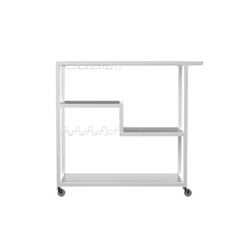 Holly & Martin Zephs Bar Cart - White - SEI
