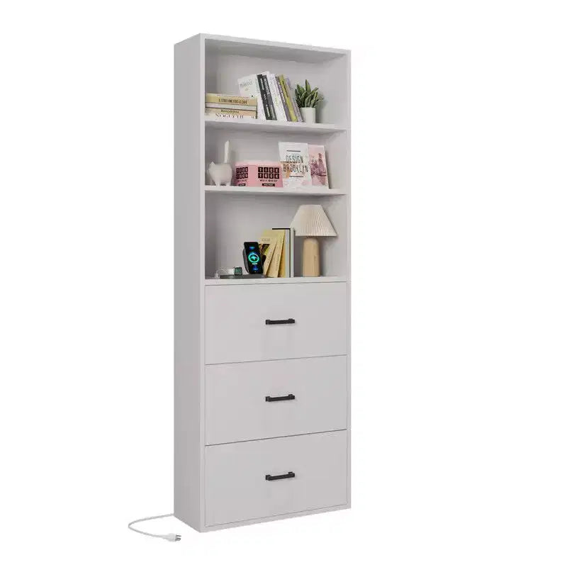 Vitrine blanche à 3 niveaux
