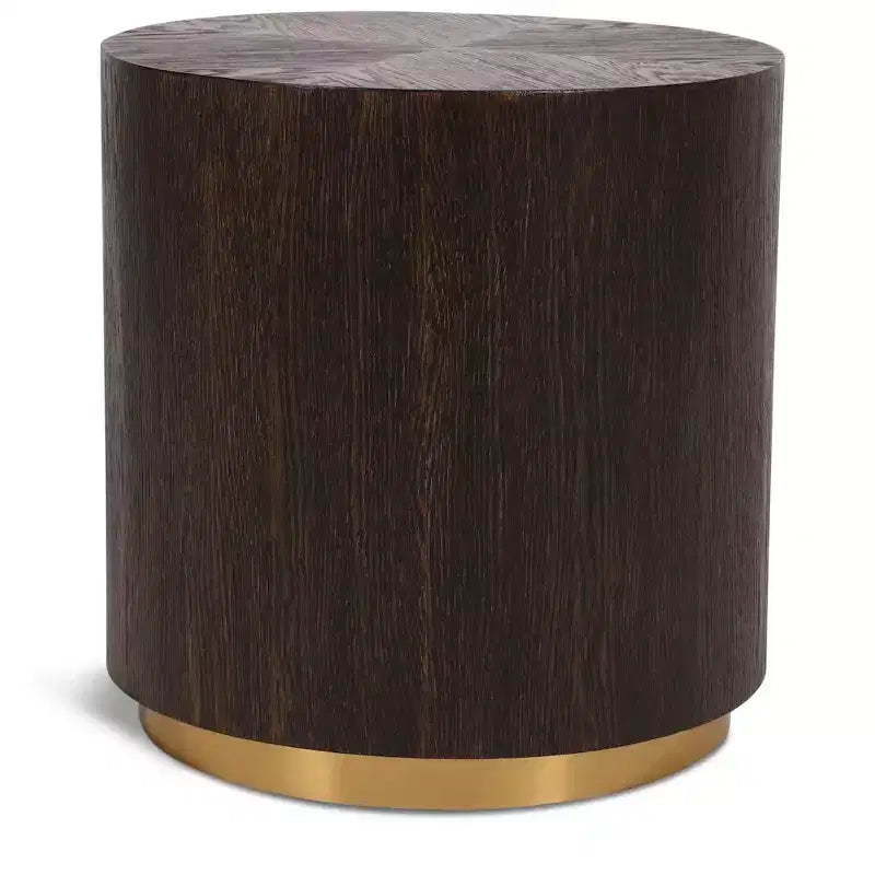 Meridian Furniture,Nile Brown Oak End Table