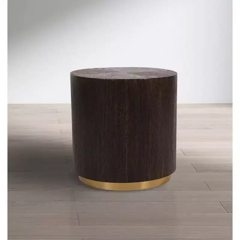 Meridian Furniture,Nile Brown Oak End Table