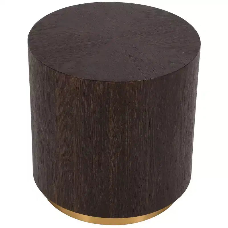 Meridian Furniture,Nile Brown Oak End Table