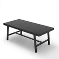 71 In Dining Table for 6-10,Modern Farmhouse Rectangular Kitchen Table,with Adjustable Feet & Sturdy Metal Framefor,Dining Room,Living Room,No Chair