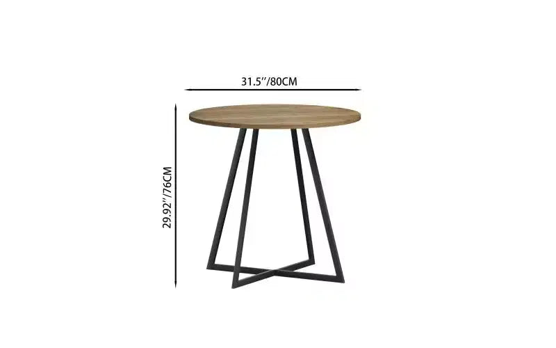 Table à manger ronde de 31,5 po, Petite table de cuisine